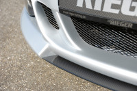 Rieger Spoilerschwert carbon look für BMW 3er E46 Lim. 02.02- (ab Facelift) Ausführung: Schwarz matt