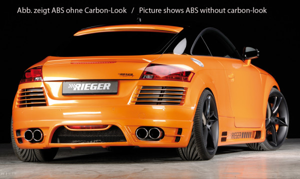 Rieger Heckscheibenblende carbon look für Audi TT (8J) Coupé 09.06-