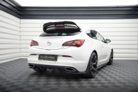 Heck Ansatz Flaps Diffusor Für OPEL ASTRA J OPC / VXR Schwarz Hochglanz