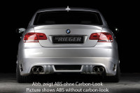 Rieger Heckansatz carbon look für BMW 3er E92 Coupé 09.06-02.10 (bis Facelift)