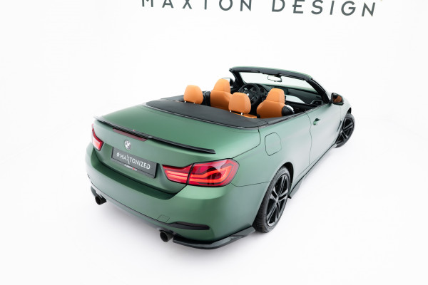 Heck Ansatz Flaps Diffusor passend für BMW 4er Cabrio / Coupe F33 / F32