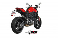 MIVV XM5 Edelstahl Endschalldämpfer Schwarz passend für Ducati Monster 937 21–22 MIVV XM5 Edelstahl Endschalldämpfer Schwarz passend für Ducati Monster 937 21–22