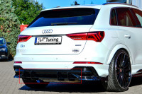 Gefräster Heckansatz mit Finnen passend für Audi Q3 F3 S-Line Gefräster Heckansatz mit Finnen passend für Audi Q3 F3 S-Line