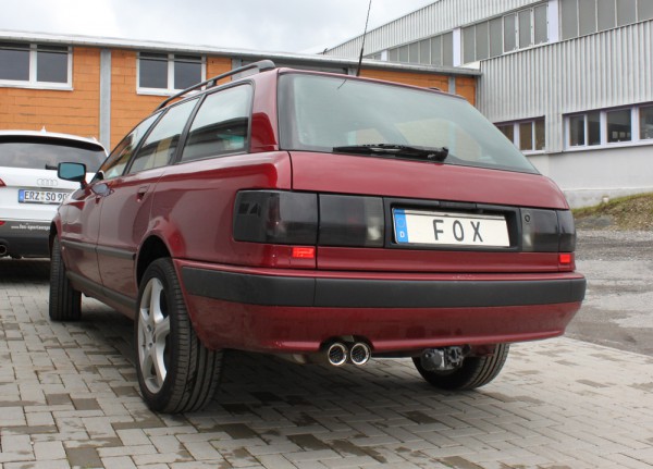 Audi 80 Typ B4 quattro Endschalldämpfer - 2x76 Typ 11