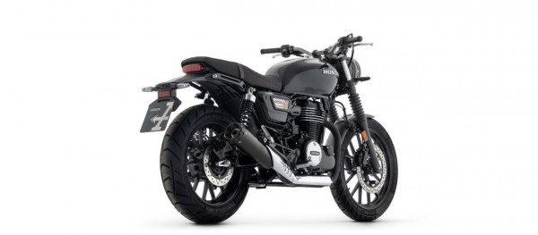 ARROW REBEL Edelstahl Schwarz M. Schwarzer Endkappe HONDA GB 350 S 2025
