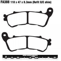 EBC FA388 HH Bremsbeläge passend für Honda & Suzuki EBC FA388 HH Bremsbeläge passend für Honda & Suzuki