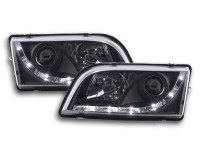 Daylight LED Scheinwerfer Set passend für Volvo S40/V40 Typ V 96-04 schwarz Daylight LED Scheinwerfer Set passend für Volvo S40/V40 Typ V 96-04 schwarz