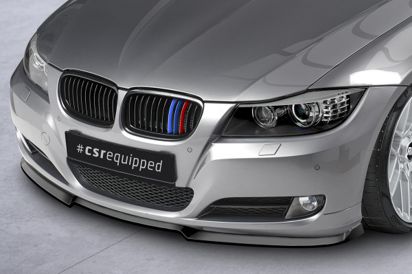 Cup-Spoilerlippe mit ABE für BMW 3er E90/ E91 LCI CSL602 Schwarz Strukturiert