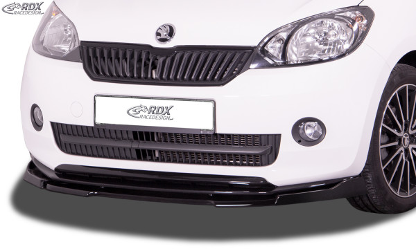 RDX Frontspoiler VARIO-X für SKODA Citigo (2011-2017, auch für Monte Carlo) Frontlippe Front Ansatz