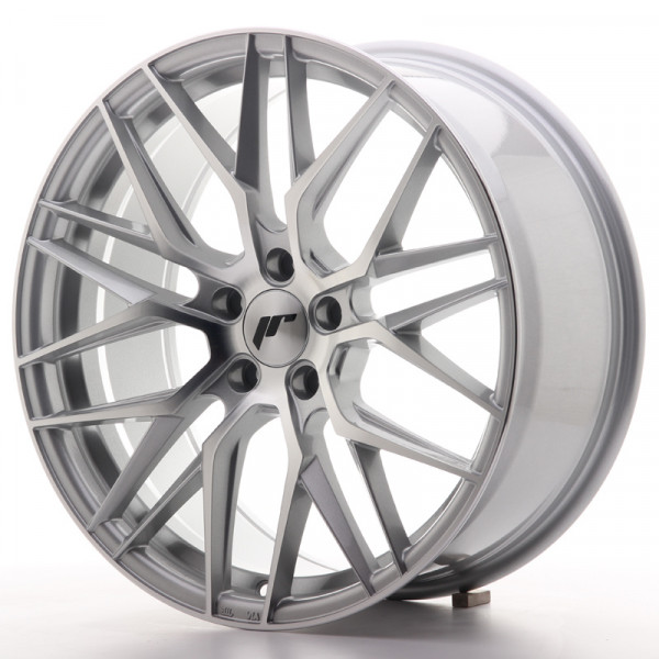 JR Wheels JR28 19x8,5 ET40 5x114,3 Silver Machined Alufelge