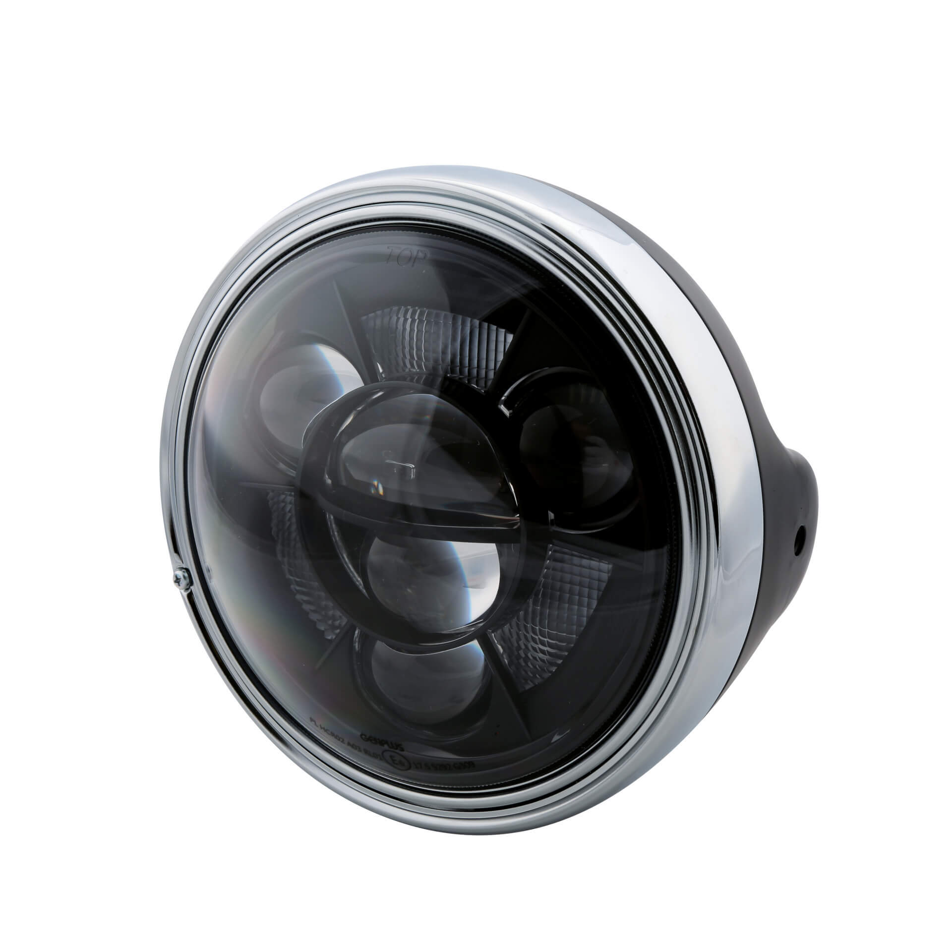 HIGHSIDER LTD TYP 11 7 Zoll LED Scheinwerfer mit TFL E-geprüft, Scheinwerfer, Beleuchtung, Motorrad Tuning