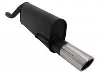 Novus Sportauspuff passend für Opel Corsa D Facelift 1x90mm SR-Design Novus Sportauspuff passend für Opel Corsa D Facelift 1x90mm SR-Design