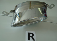 Endrohrblende rechts chrom 185x120mm oval passend für Audi A4 B8/B81 Limousine ab 01/2012 Endrohrblende rechts chrom 185x120mm oval passend für Audi A4 B8/B81 Limousine ab 01/2012