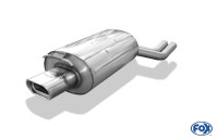 FOX Endschalldämpfer passend für BMW X3 E83 Typ 53 FOX Endschalldämpfer passend für BMW X3 E83 Typ 53