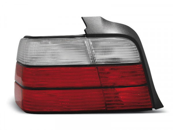 Rücklichter Sport Look rot weiß passend für BMW E36 12.90-08.99 Limousine