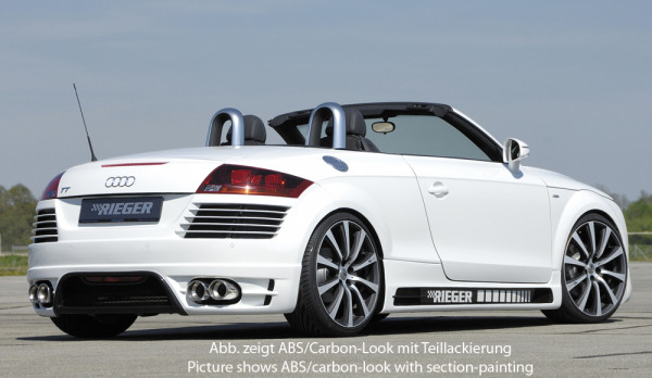 Rieger Seitenschweller rechts carbon look für Audi TT (8J) Coupé 09.06-