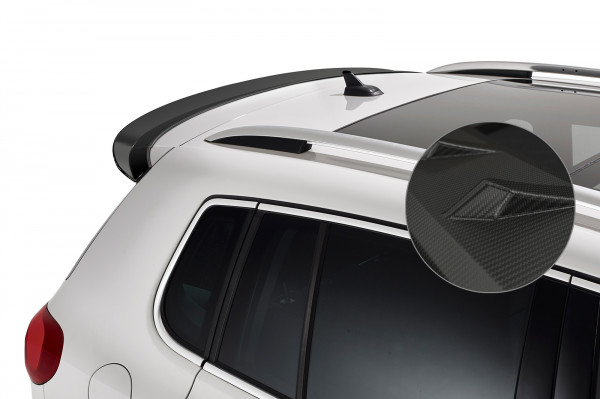 Heckflügel mit ABE für VW Tiguan I (5N) HF593-M Carbon Look Matt