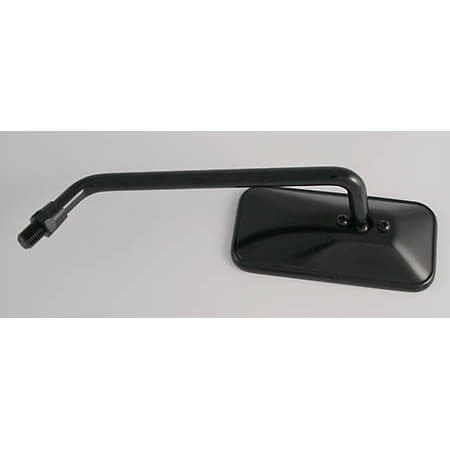 SHIN YO Spiegel Schwarz Chopper, Lang, Rechteckig, Links