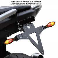 Kennzeichenhalter passend für Suzuki SFV650 Gladius 09-15 verstellbar schwarz inkl. Reflektorhalter Kennzeichenhalter passend für Suzuki SFV650 Gladius 09-15 verstellbar schwarz inkl. Reflektorhalter