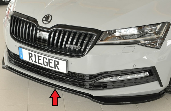 Rieger Spoilerschwert glanz schwarz für Skoda Superb III (3T/3V) Combi 08.19- (ab Facelift 2)