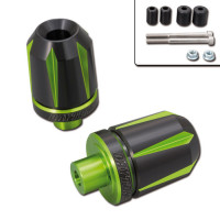 Daytona Lenkergewichte Scratch grün eloxiert passend für 7/8" + 1" Lenker Ø14–19 mm Daytona Lenkergewichte Scratch grün eloxiert passend für 7/8" + 1" Lenker Ø14–19 mm