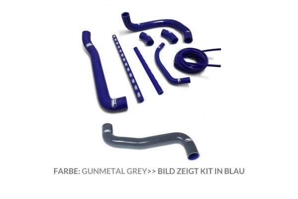 SAMCO SPORT Siliconschlauch Kit passend für Kawasaki ZXR750 1991-1995, gunmetal grey