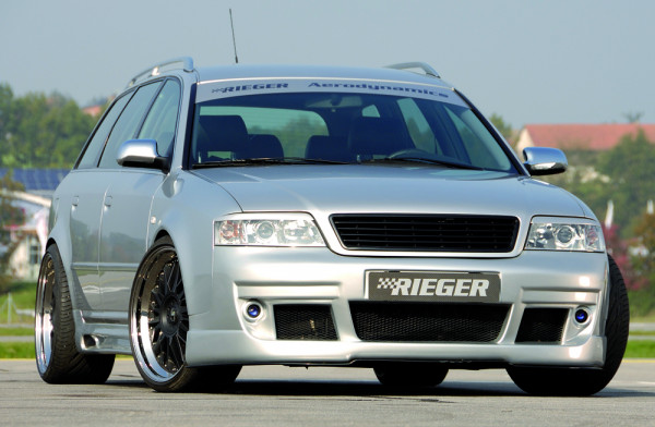 Rieger Spoilerstoßstange S6-Look passend für Audi A6 4B
