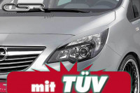 Scheinwerferblenden passend für Opel Meriva B ab 2010 Scheinwerferblenden passend für Opel Meriva B ab 2010