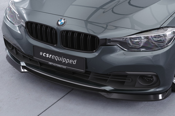 Cup-Spoilerlippe mit ABE für BMW 3er F30/F31 LCI CSL604 Schwarz Strukturiert