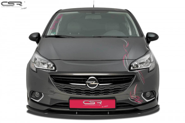 Cup-Spoilerlippe mit ABE für Opel Corsa E OPC-Line CSR-CSL154-C Carbon Look Hochglanz