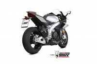 MIVV SR-1 Titan Schwarz Endschalldämpfer passend für Aprilia TUONO V4 1100 / RSV 4 21-23 MIVV SR-1 Titan Schwarz Endschalldämpfer passend für Aprilia TUONO V4 1100 / RSV 4 21-23