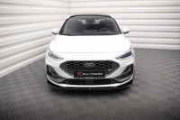 Front Ansatz V.7 Für Ford Focus ST / ST-Line Mk4 Schwarz Hochglanz
