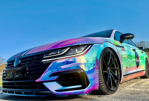 Cup Frontspoilerlippe mit Wing für VW Arteon