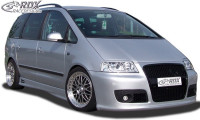 RDX Frontstoßstange für VW Sharan (2000+) & SEAT Alhambra (2000+) "SF/GTI-Five" Frontschürze Front Mitte: Alugitter silber|Seiten: Alugitter silber|SWR-Anlage: für Fahrzeuge ohne SWR