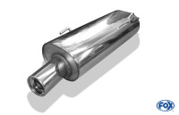 FOX Endschalldämpfer passend für Peugeot 206 Limousine/CC 1x90 Typ 13 FOX Endschalldämpfer passend für Peugeot 206 Limousine/CC 1x90 Typ 13