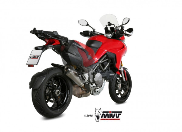 MIVV Delta Race Edelstahl Endschalldämpfer passend für Ducati Multistrada 1200/1260