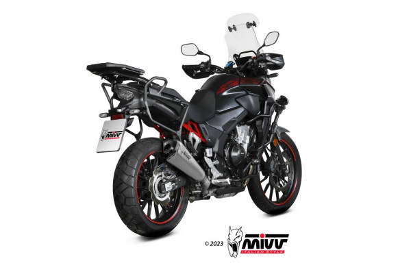 MIVV DELTA RACE Edelstahl Endschalldämpfer passend für Honda CB 500 X 21-23