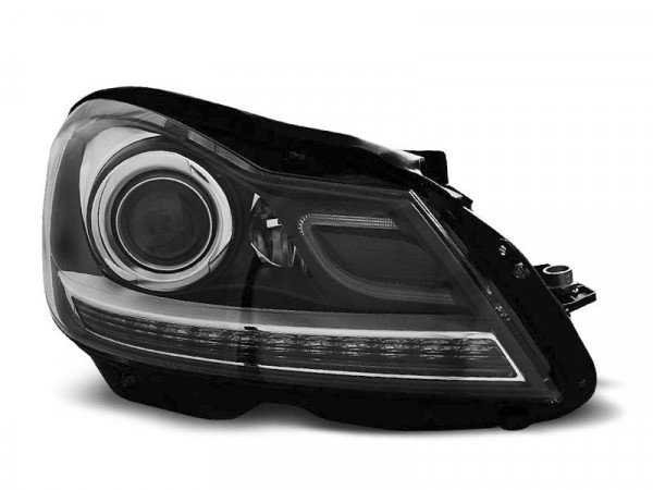 Scheinwerfer schwarz passend für Mercedes W204 11-