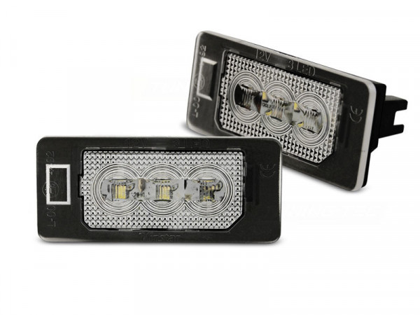 Kennzeichen LED-Leuchten 3xled passend für Audi Q5 / A4 08-10 / A5 / Tt / VW Passat B6 Kombi