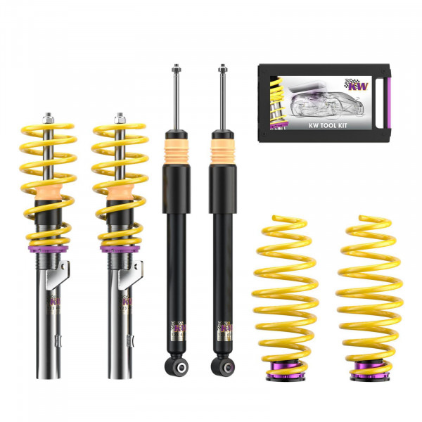 KW Gewindefahrwerk V1 inox passend für Skoda Octavia III Combi (5E5, 5E6)