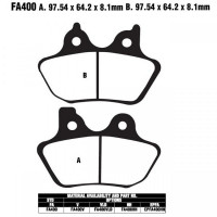 EBC FA400 HH Bremsbeläge passend für Motorrad EBC FA400 HH Bremsbeläge passend für Motorrad