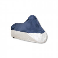 SHIN YO Abdeckplane Blau/Silber Outdoor, passend für Moto/Scooter, Größe S SHIN YO Abdeckplane Blau/Silber Outdoor, passend für Moto/Scooter, Größe S