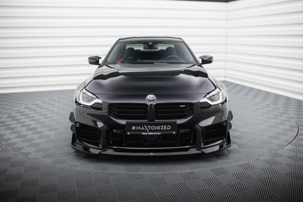 Front Ansatz V.5 Für BMW M2 G87 Schwarz Hochglanz