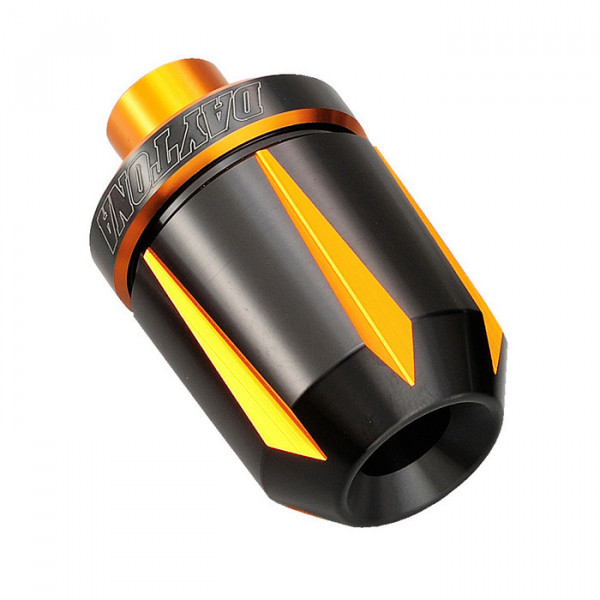 Daytona Lenkergewichte Scratch orange eloxiert passend für 7/8" + 1" Lenker (Ø 14–19 mm)