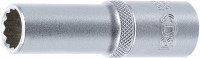 BGS Steckschlüssel-Einsatz Zwölfkant tief SW 13 mm BGS Steckschlüssel-Einsatz Zwölfkant tief SW 13 mm