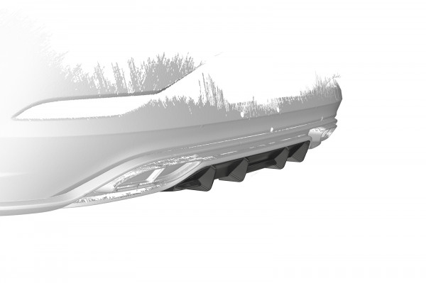 Heckansatz passend für VW Polo 6 2G (Typ AW) R-Line ab 2021