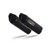 GPR Furore Nero Dual Auspuff passend für Suzuki SV 1000 S 2003–2008 GPR Furore Nero Dual Auspuff passend für Suzuki SV 1000 S 2003–2008