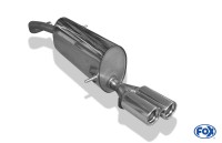 FOX Endschalldämpfer passend für Skoda Fabia RS 5J Limousine 2x76 Typ 13 FOX Endschalldämpfer passend für Skoda Fabia RS 5J Limousine 2x76 Typ 13