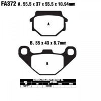 EBC FA372 R Bremsbeläge passend für Suzuki LT-A 500 F / LT-F 500 F EBC FA372 R Bremsbeläge passend für Suzuki LT-A 500 F / LT-F 500 F