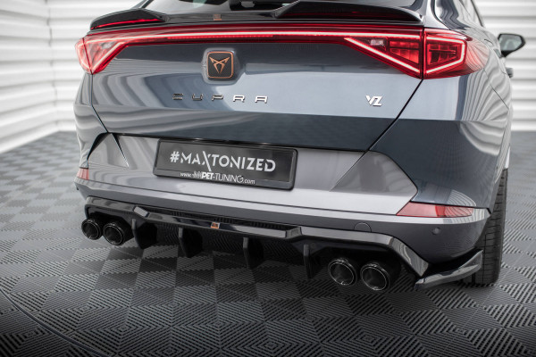 Diffusor Heck Ansatz V.3 Für + Endrohre Für Cupra Formentor VZ Mk1 / Mk1 Facelift